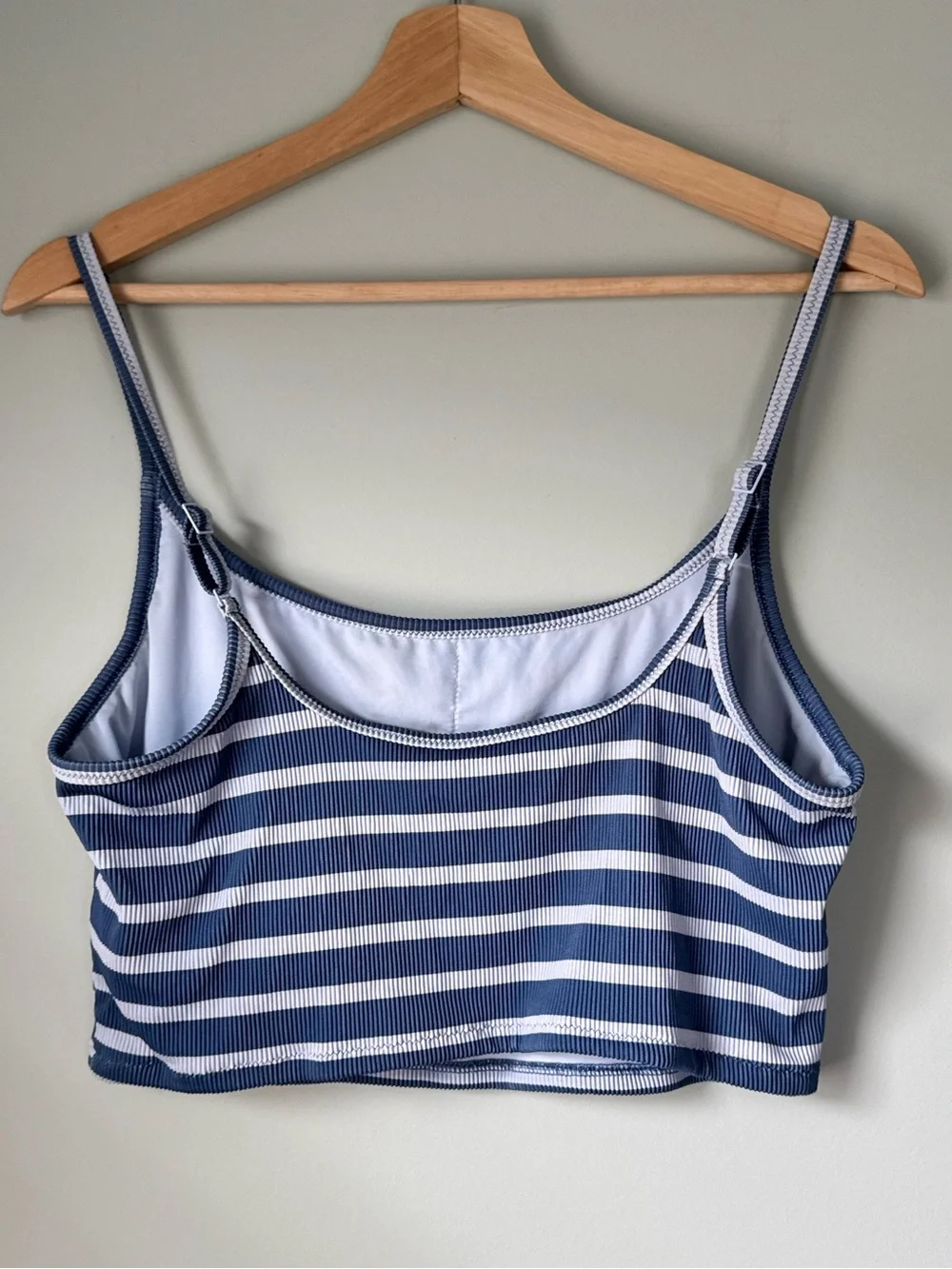 aerie Scoop Neck Long-Line bikini top